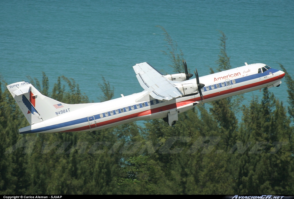 N498AT - Aerospatiale ATR-72 - American Eagle