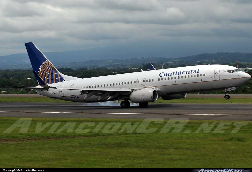 N54241 - Boeing 737-824 - Continental Airlines