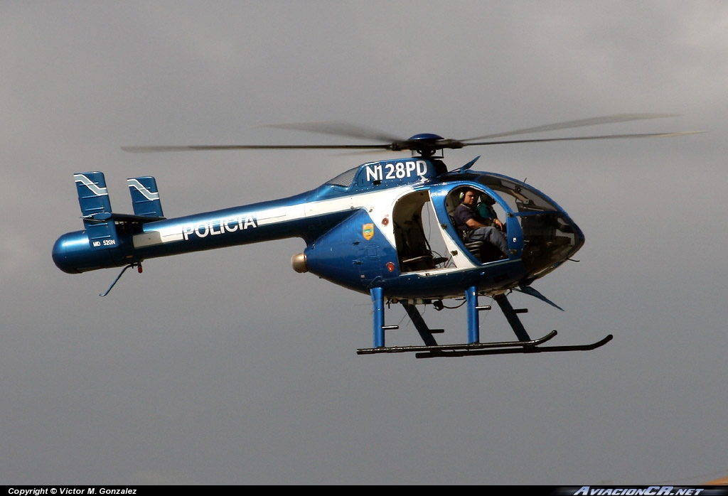 N128PD - McDonnell Douglas MD-520N/530N (H-6) - Policia de Puerto Rico