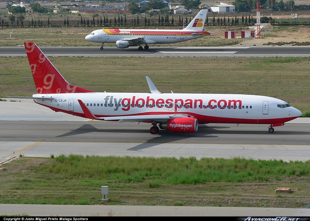 G-CEJP - Boeing 737-8BK - Flyglobespan