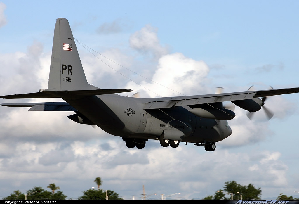 64-0515 - Lockheed C-130E Hercules - USAF - United States Air Force - Fuerza Aerea de EE.UU