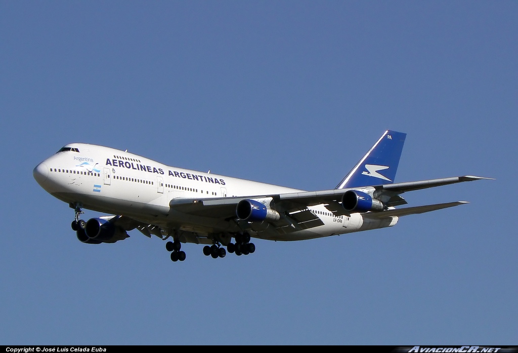 LV-OPA - Boeing 747-287B - Aerolineas Argentinas