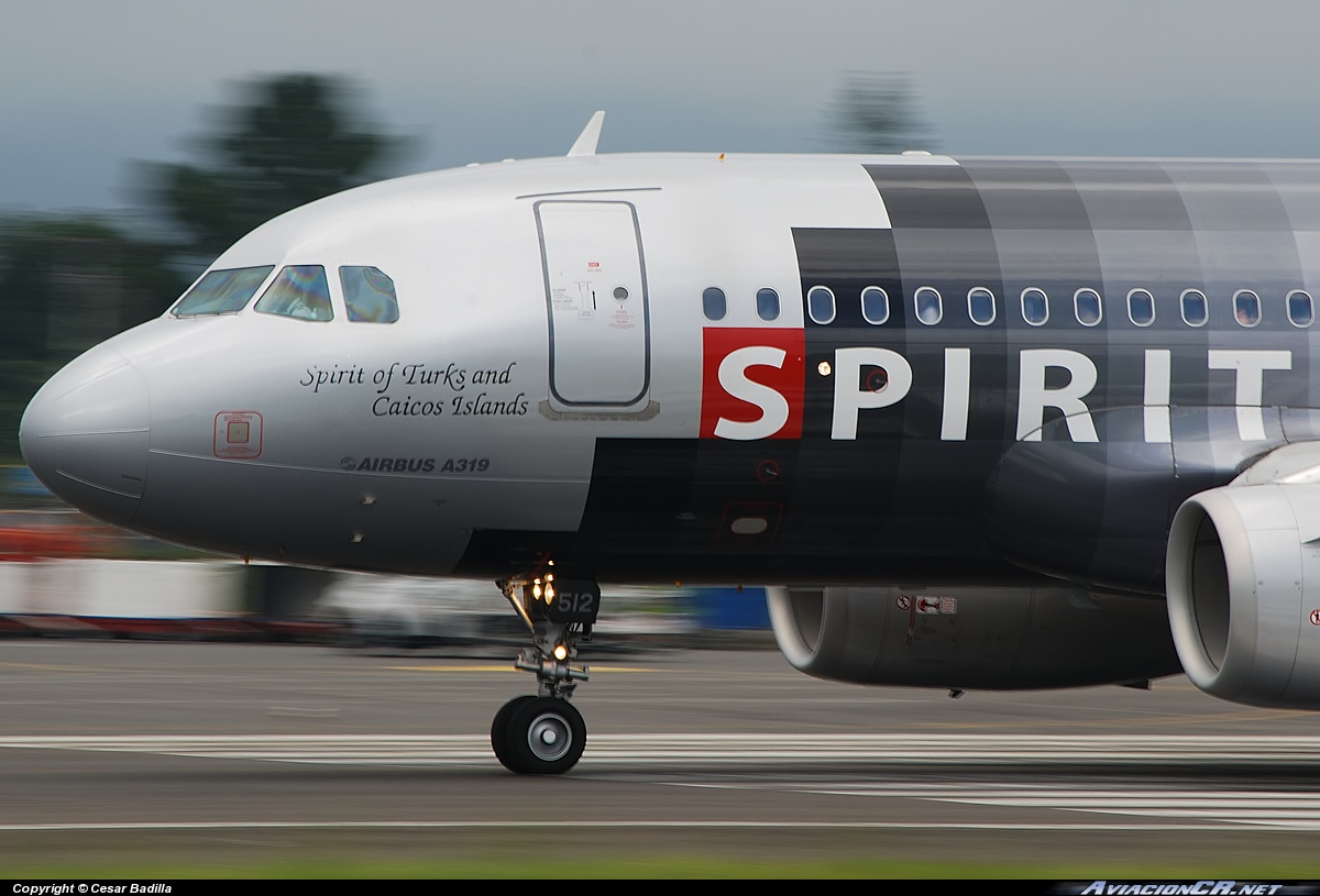 N512NK - Airbus A319-132 - Spirit Airlines