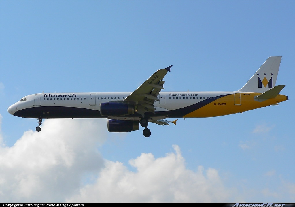 G-OJEG - Airbus A321-231 - Monarch Airlines