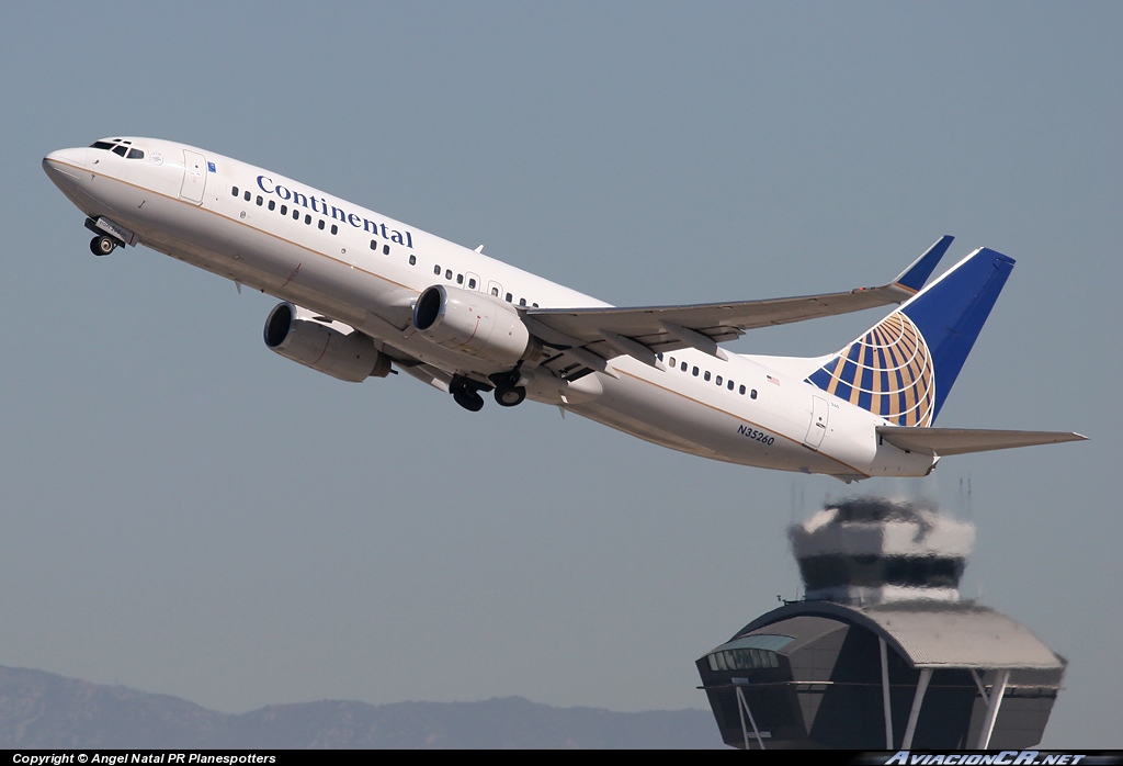 N35260 - Boeing 737-824 - Continental Airlines