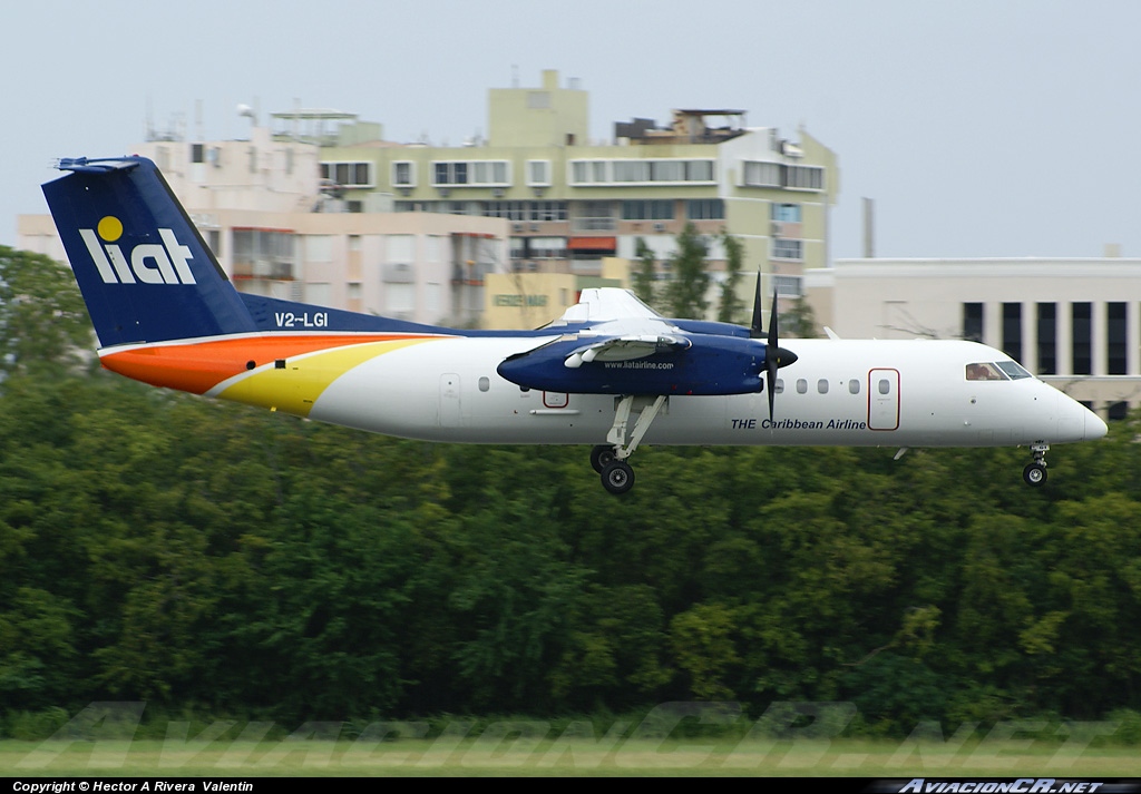 V2-LGI - Bombardier Dash 8-311 - Leeward Islands Air Transport (LIAT)