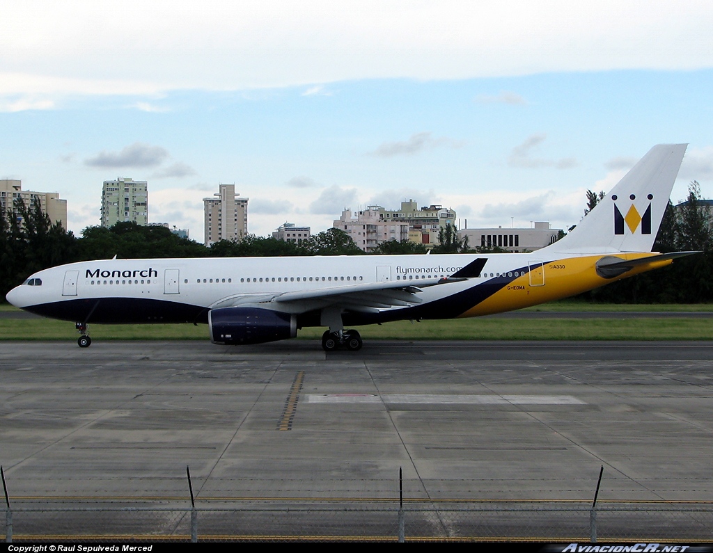 G-EOMA - Airbus A330-243 - Monarch Airlines