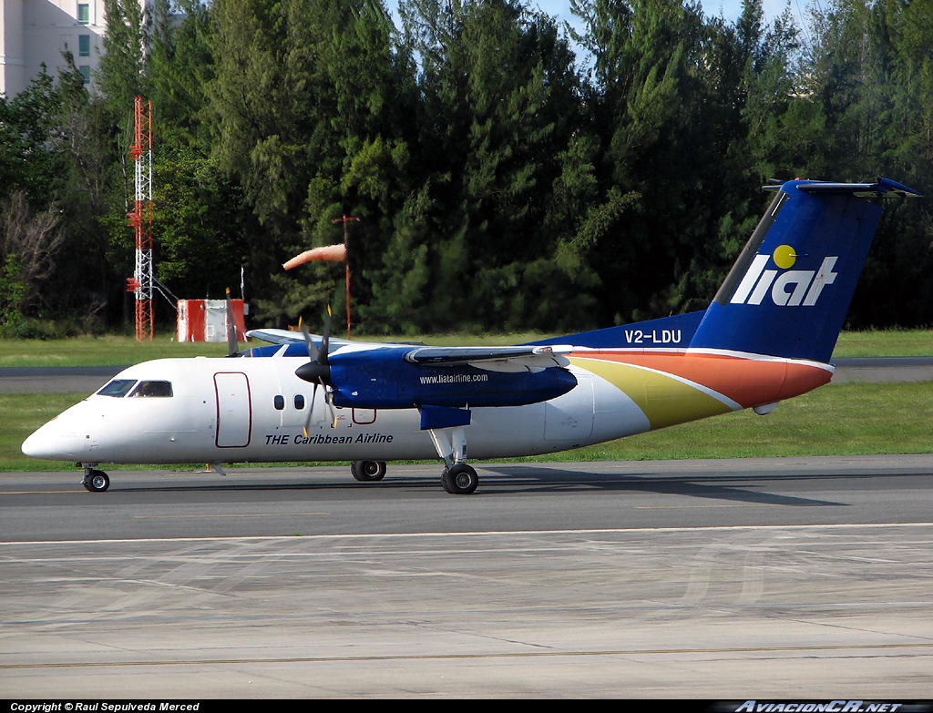 V2-LDU - De Havilland Canada DHC-8-100 Dash 8 - LIAT