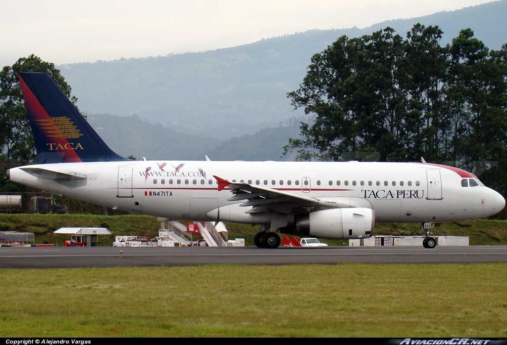 N471TA - Airbus A319-132 - TACA Perú