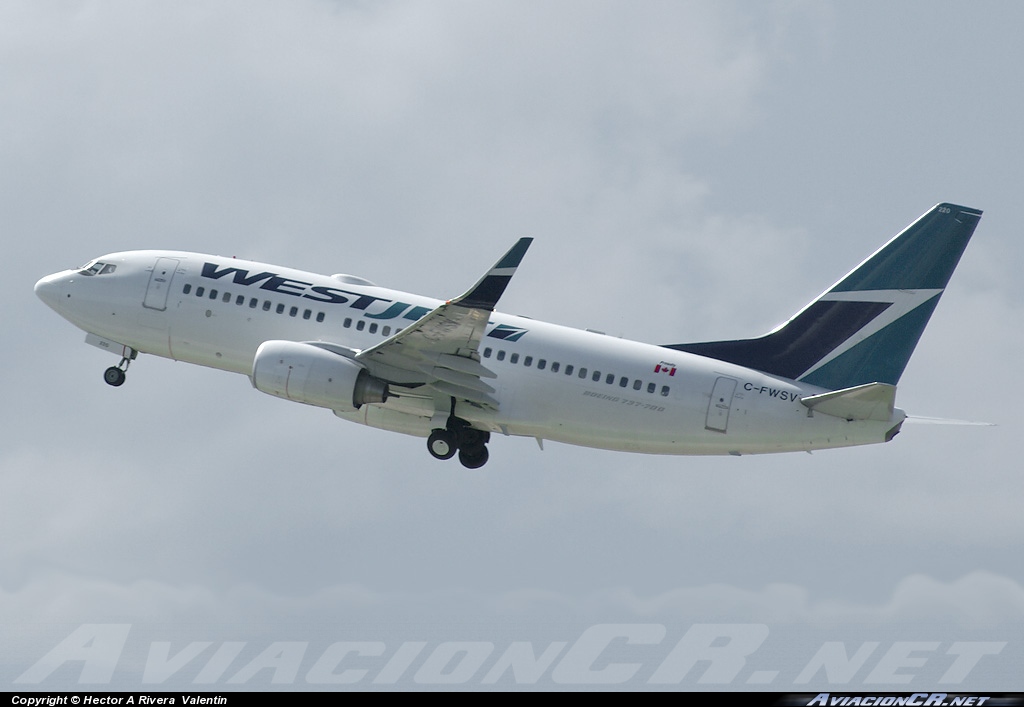 C-FWSV - Boeing 737-7CT - Westjet