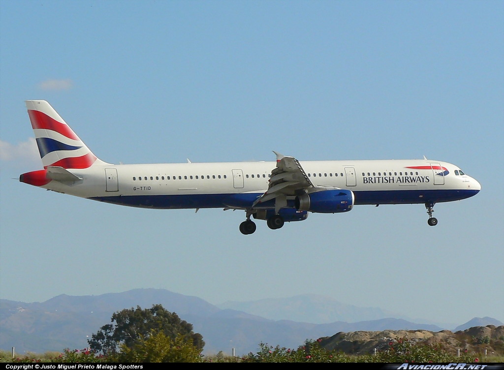 G-TTID - Airbus A321-231 - British Airways