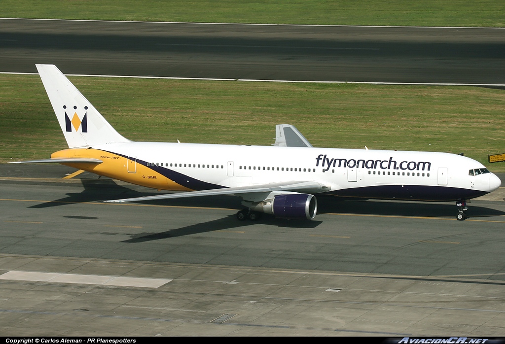 G-DIMB - Boeing 767-31K/ER - Monarch Airlines