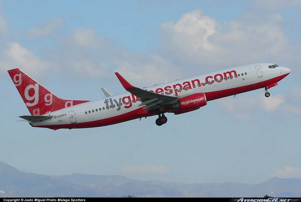 G-CDEG - Boeing 737-8BK - Flyglobespan
