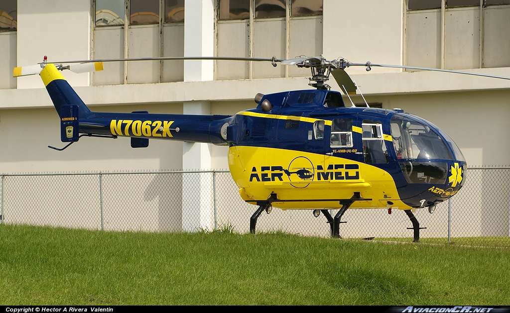 N7062X - Messerschmitt   BO105S - AEROMED