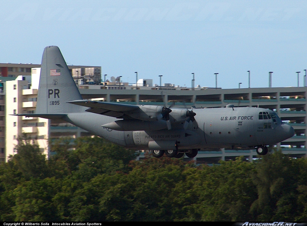 63895 - Lockheed C-130H Hercules (L-382) - USFA- Puerto Rico Air National Guard