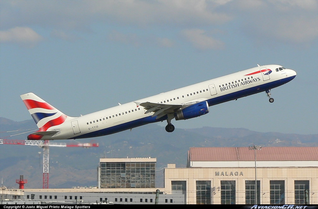 G-TTID - Airbus A321-231 - British Airways