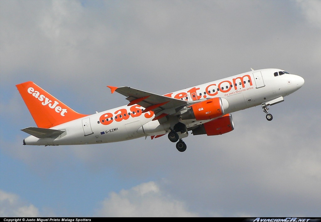 G-EZMH - Airbus A319-111 - EasyJet Airlines