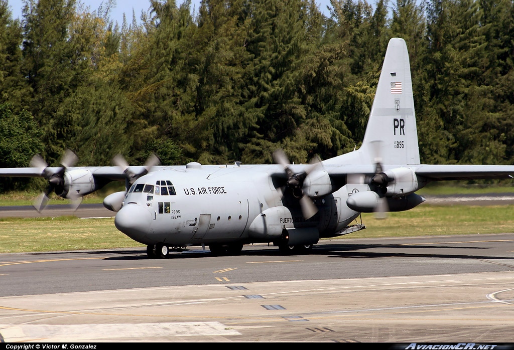 63-7895 - Lockheed C-130E Hercules (L-382) - USFA- Puerto Rico Air National Guard