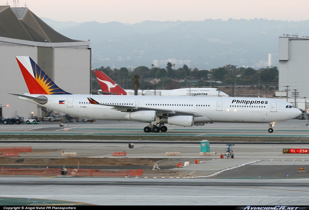 F-OHPL - Airbus A340-313X - Phillipines Airlines