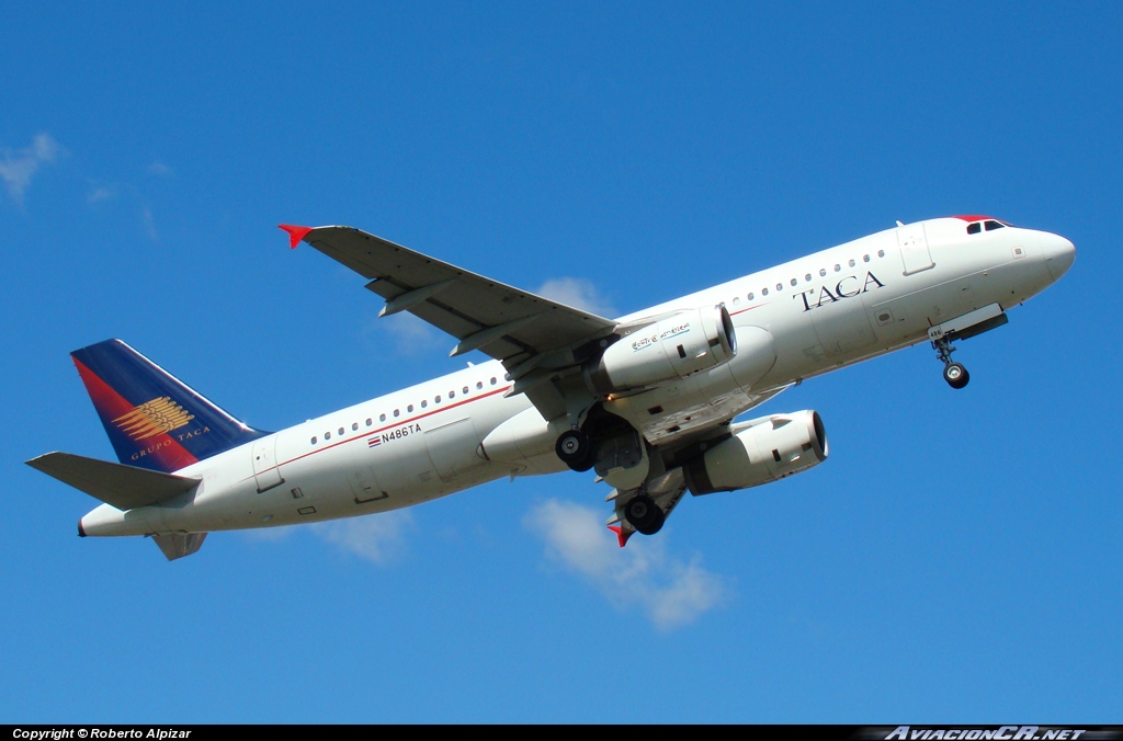 N486TA - Airbus A320-233 - TACA