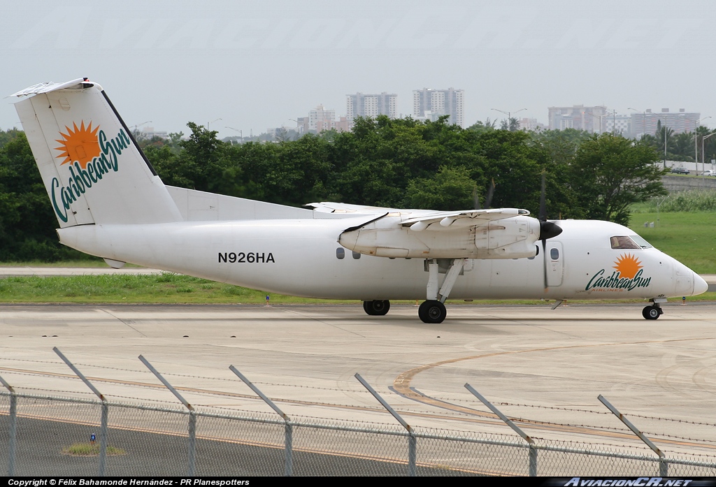 N926HA - de Havilland DHC-8 (Dash 8) - Caribbean Sun