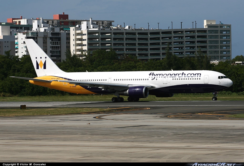 G-DIMB - Boeing 767-31K/ER - Monarch Airlines