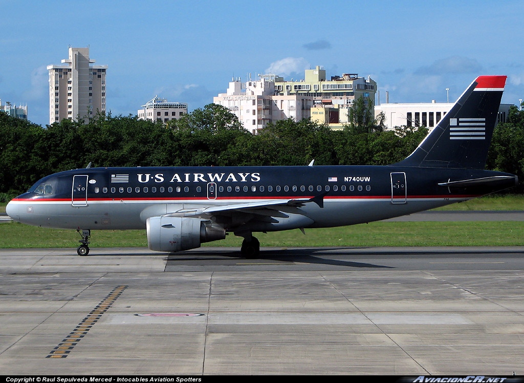 N740UW - Airbus A319-114 - US Airways