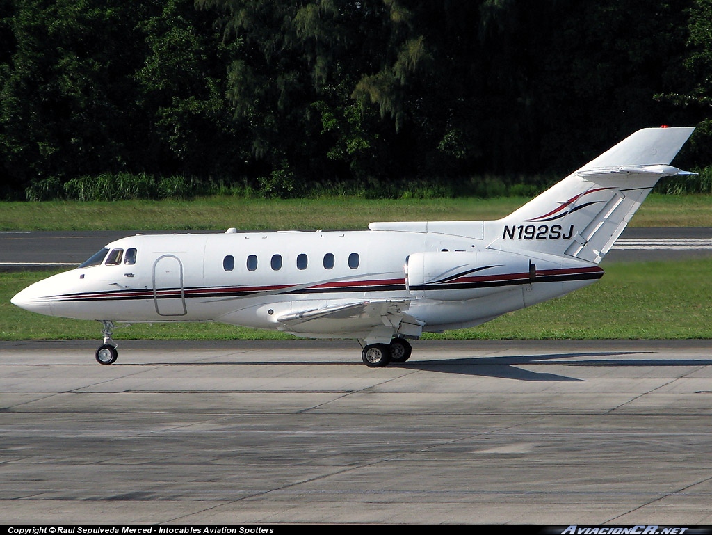 N192SJ - BAe 125/800A - Hawker 192 Corp.