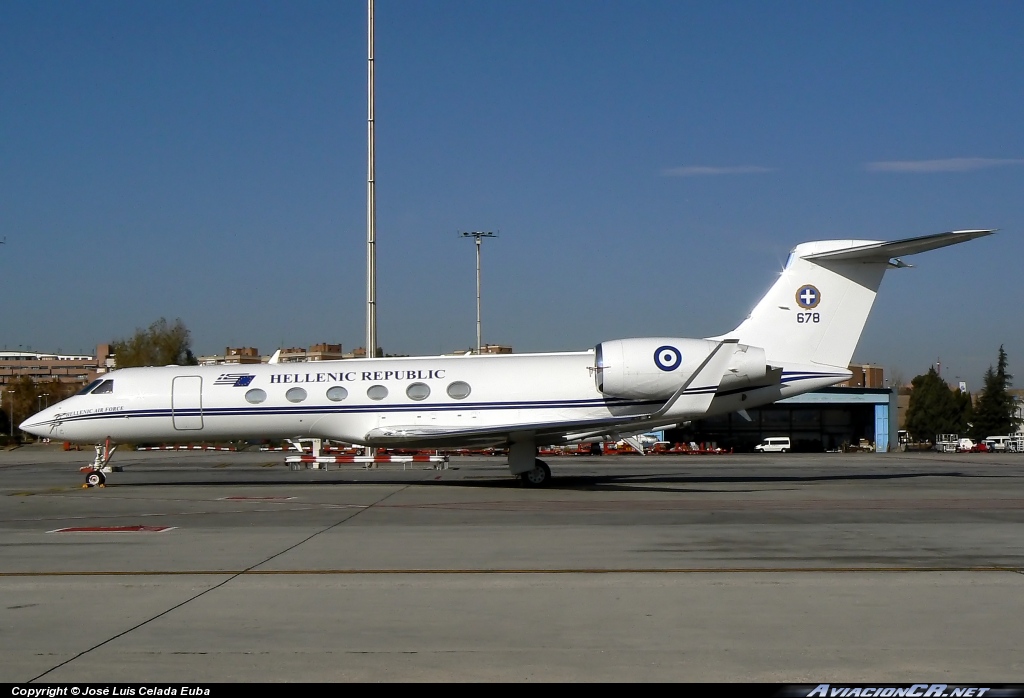 678 - Gulfstream Aerospace G-V Gulfstream V - Fuerza Aerea Griega