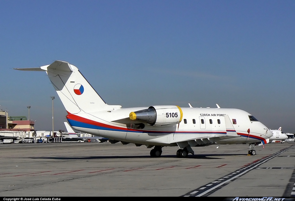 5105 - Canadair CL-600-2B16 Challenger 601-3R - Fuerza Aerea Checa