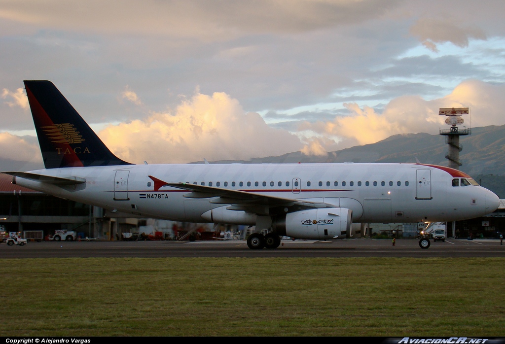 N478TA - Airbus A319-132 - TACA