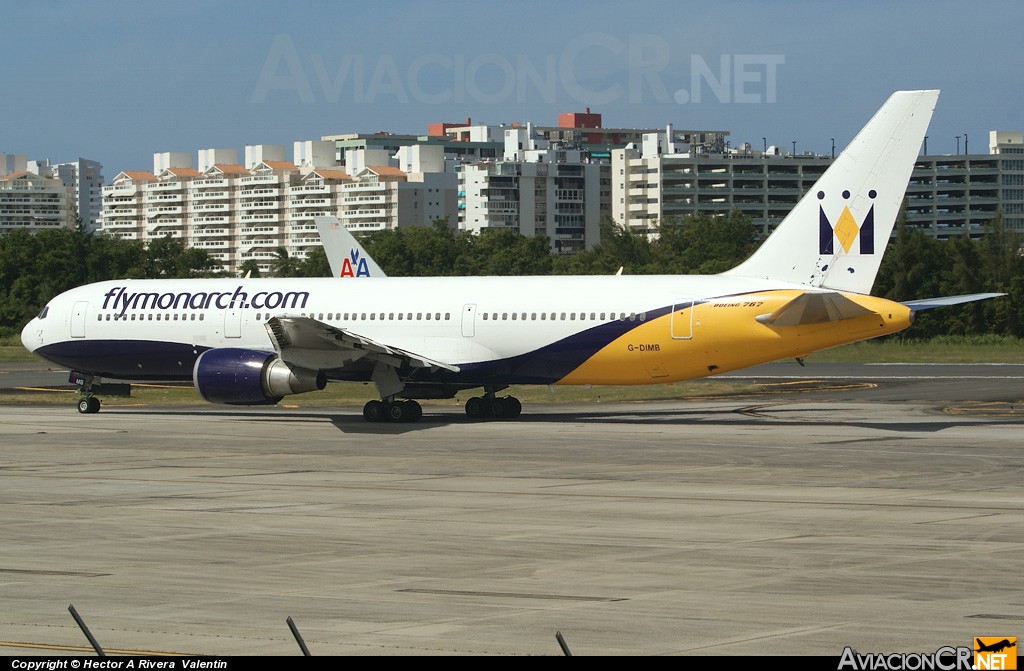 G-DIMB - Boeing 767-31K/ER - Monarch Airlines