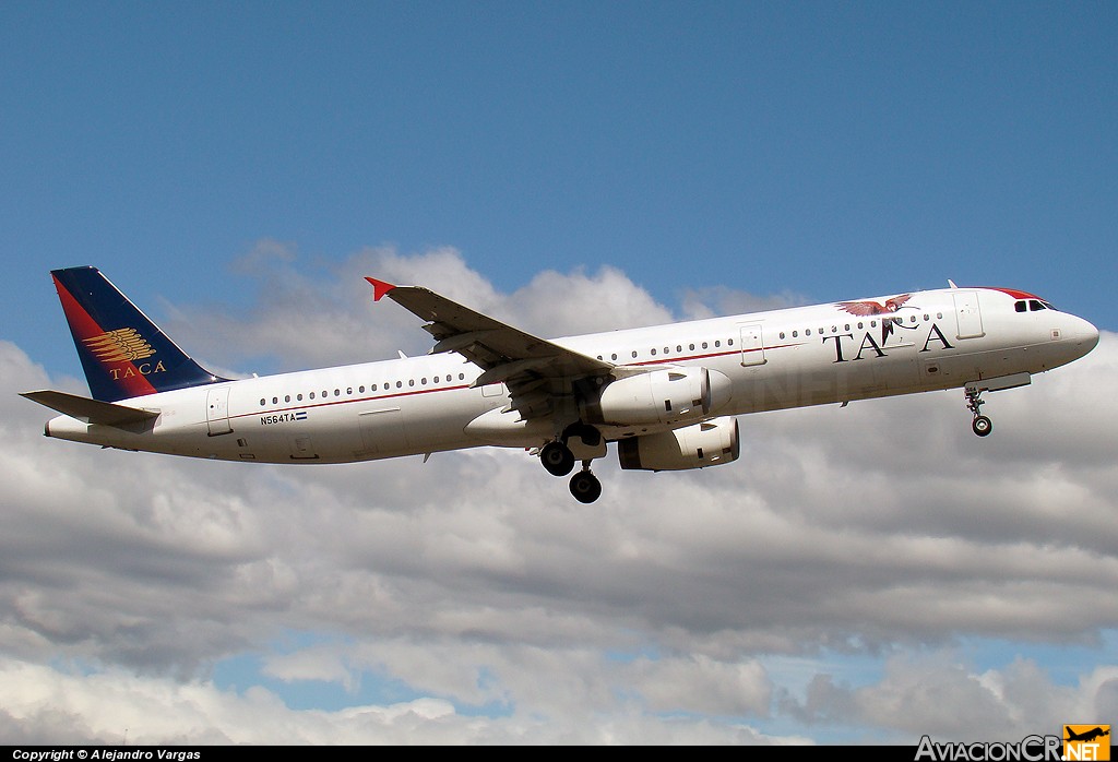 N564TA - Airbus A321-231 - TACA