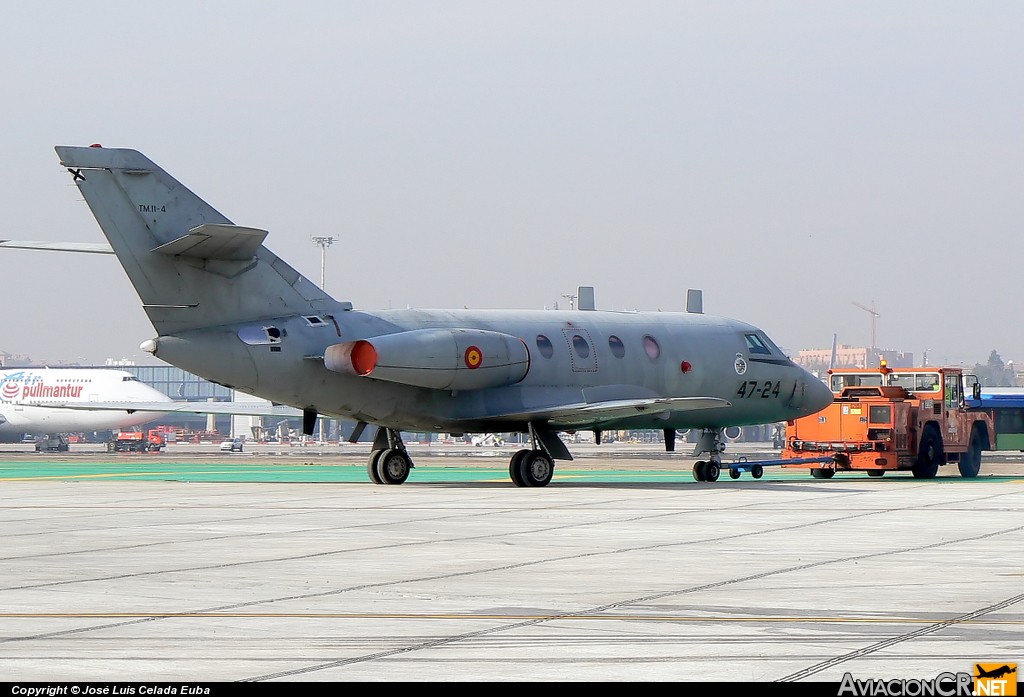 47-24 - Dassault Falcon (Mystere) 20E - Fuerza Aérea Espanola