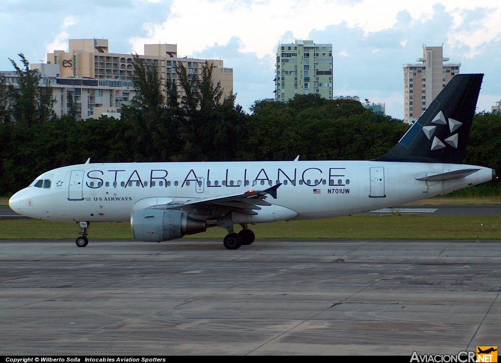 N701UW - Airbus A319-112 - US Airways