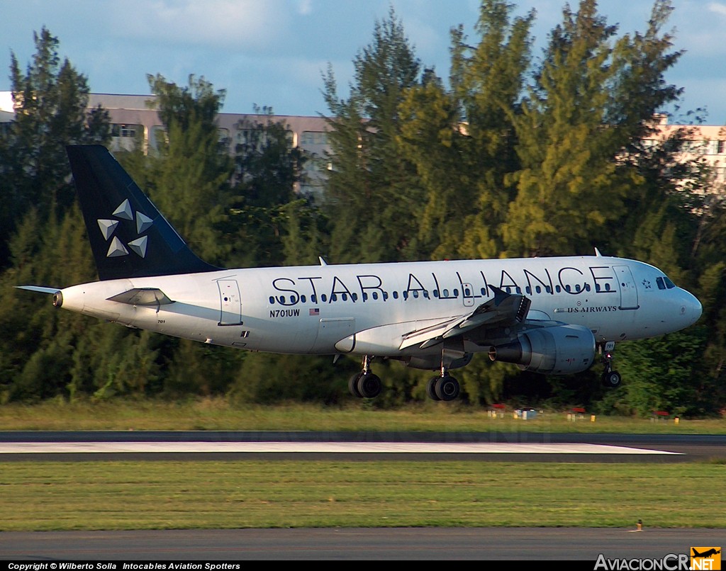 N701UW - Airbus A319-112 - US Airways