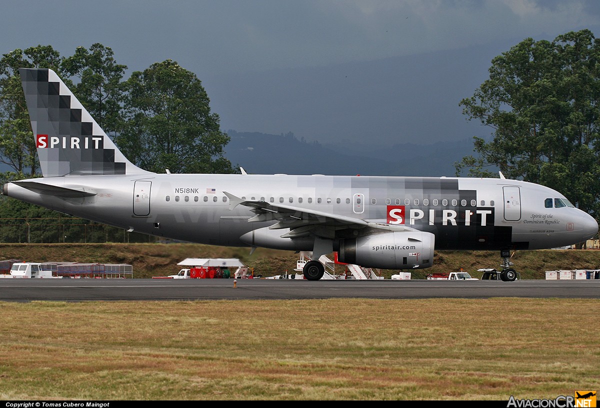 N518NK - Airbus A319-132 - Spirit