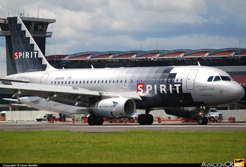 N514NK - Airbus A319-132 - Spirit