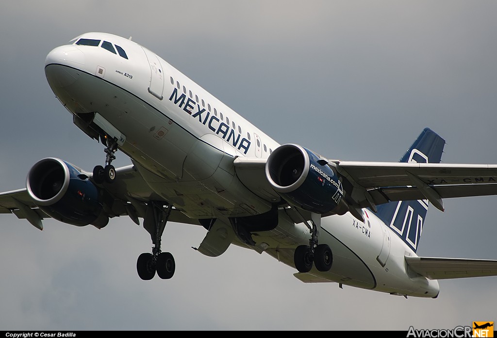 XA-CMA - Airbus A319-112 - Mexicana