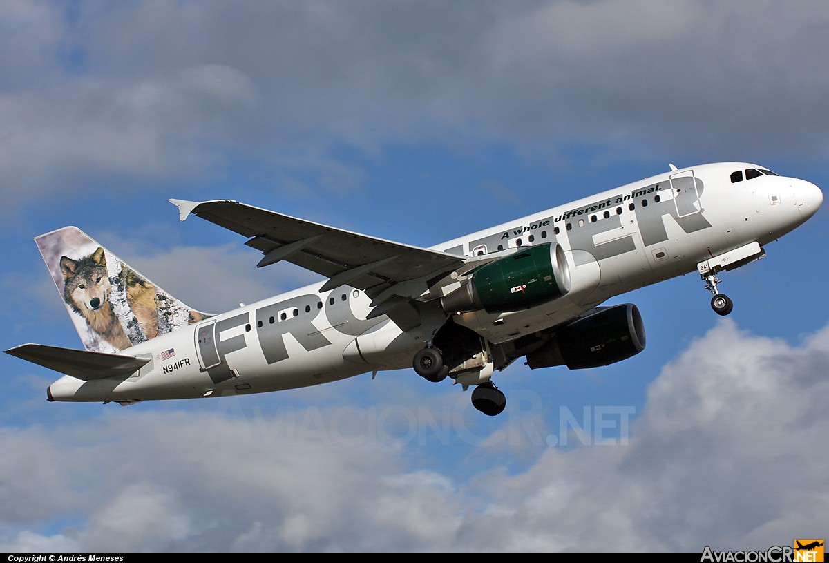 N941FR - Airbus A319-111 - Frontier Airlines
