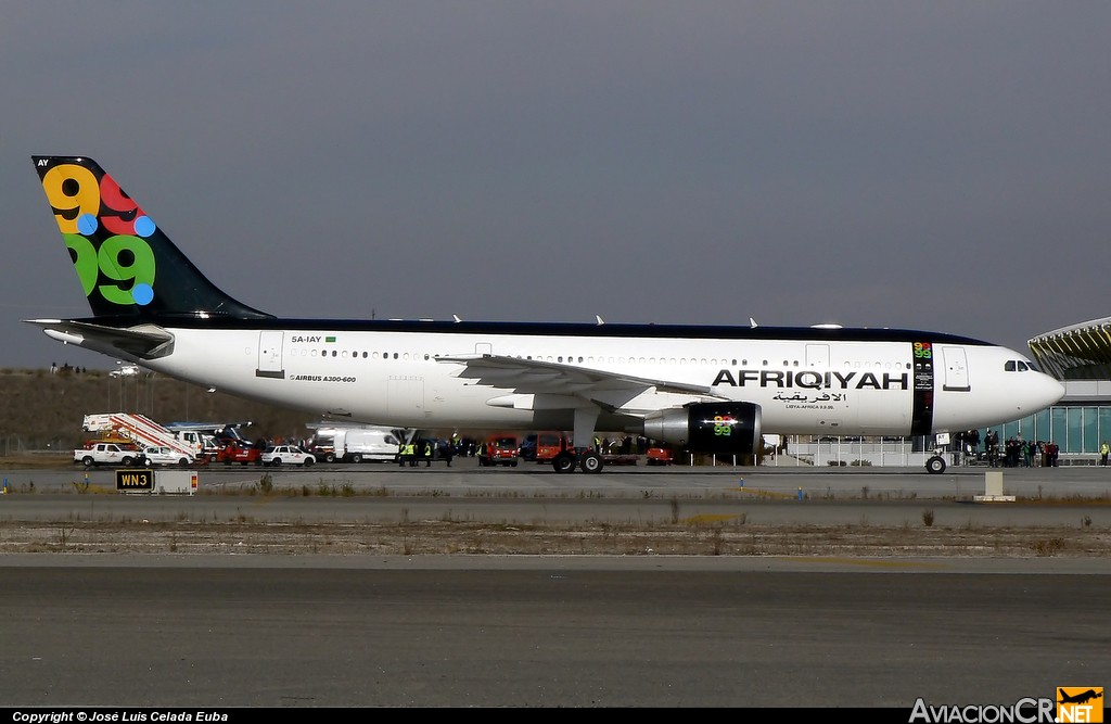 5A-IAY - Airbus A300B4-620 - Afriqiyah