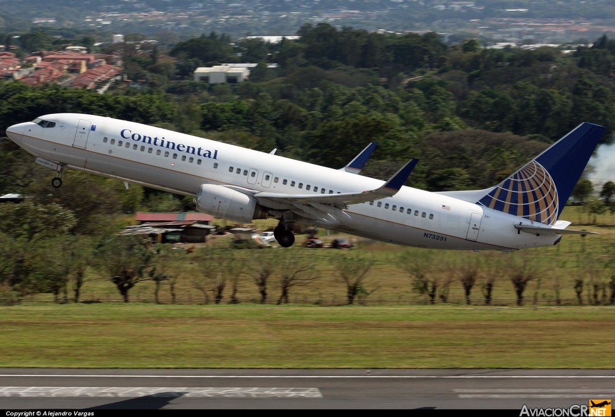 N73251 - Boeing 737-824 - Continental Airlines