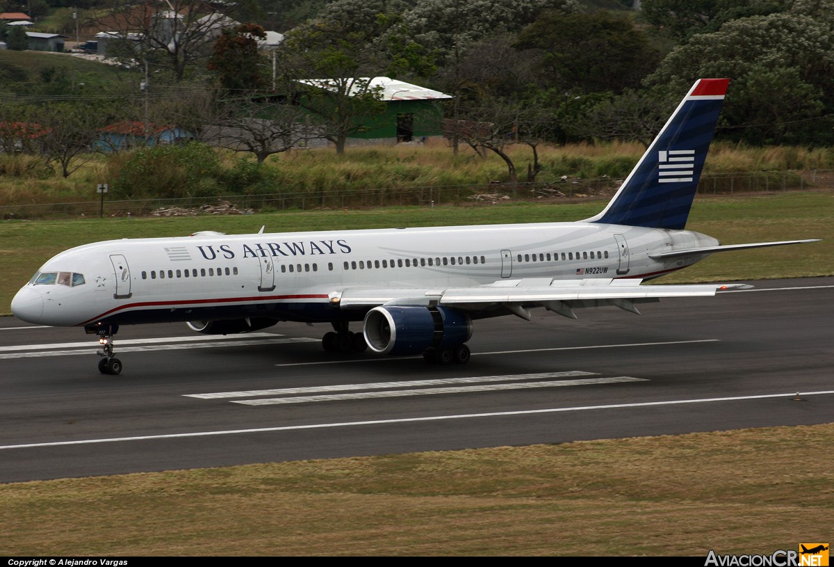 N922UW - Boeing 757-225 - US Airways