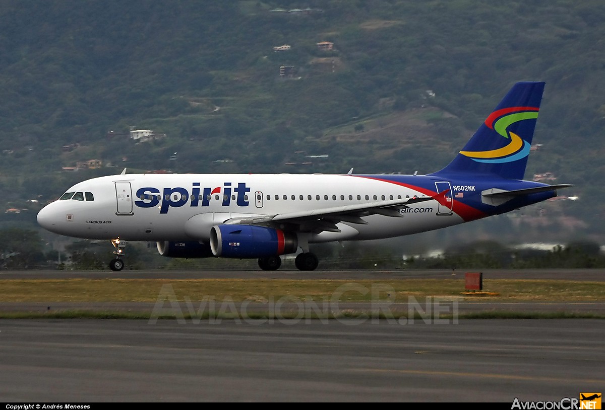 N502NK - Airbus A319-132 - Spirit