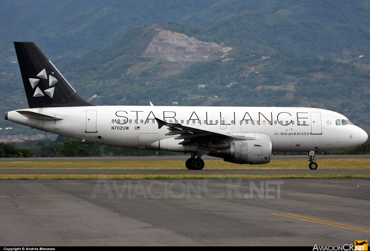 N702UW - Airbus A319-112 - US Airways