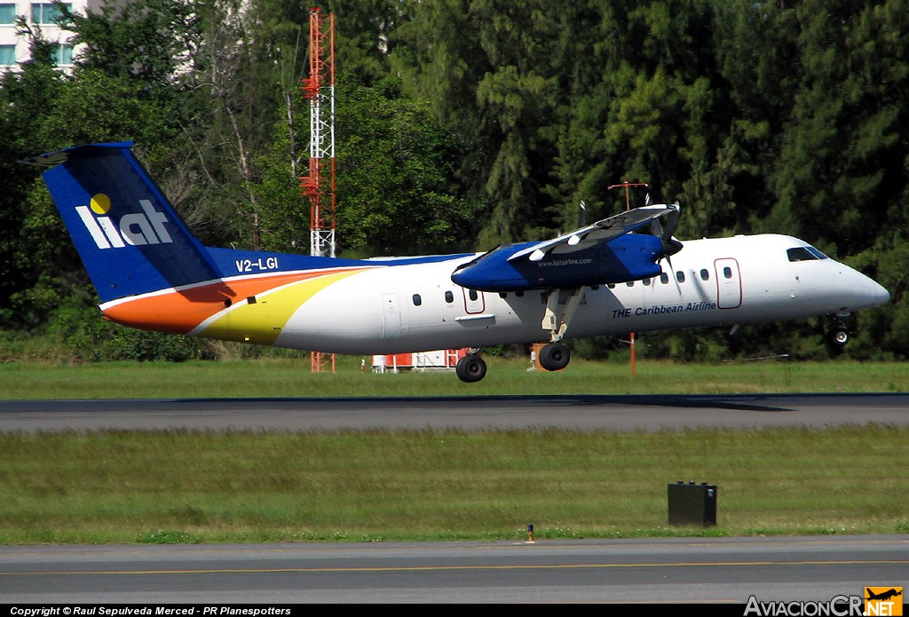 V2-LGI - Bombardier Dash 8-311 - Leeward Islands Air Transport (LIAT)