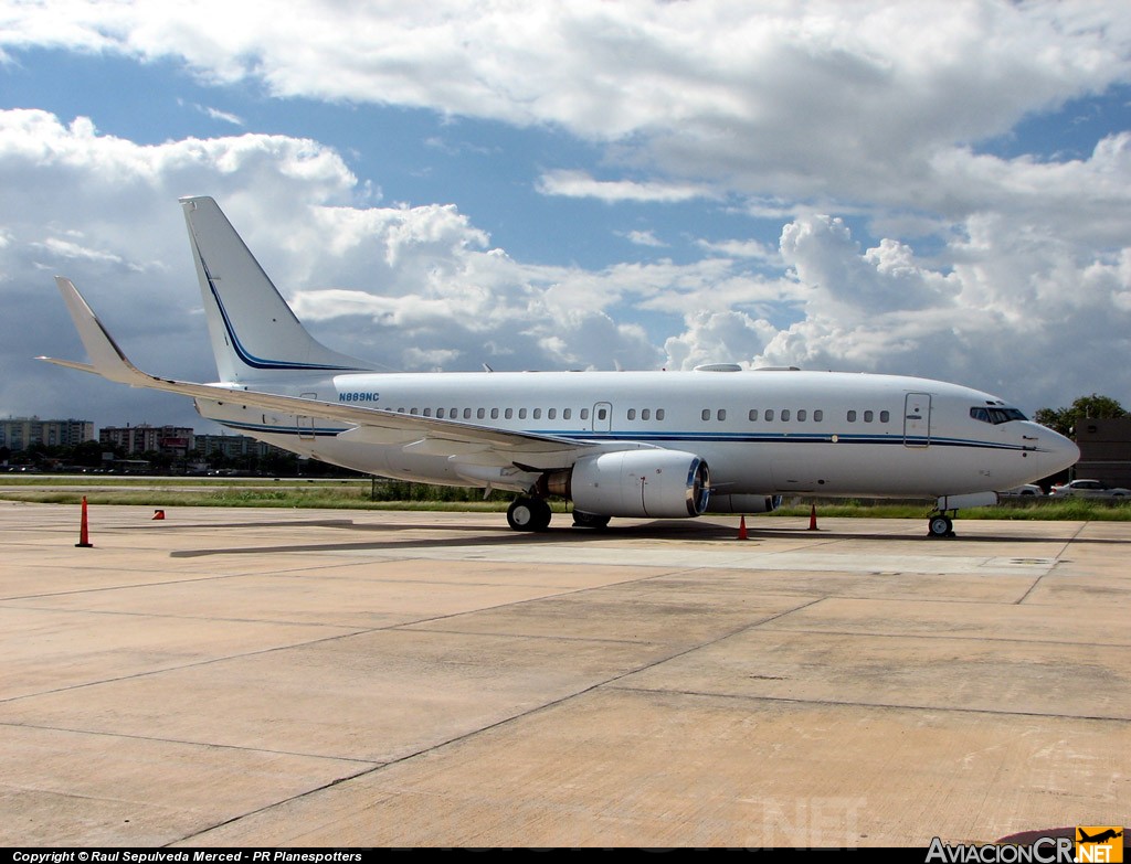 N889NC - B737-7AV (BBJ) - NewsFlight Inc.