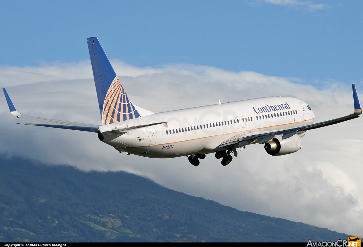 N73291 - Boeing 737-824 - Continental Airlines