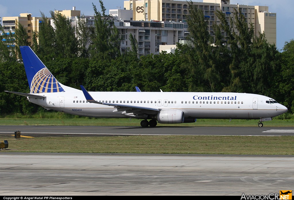 N30401 - Boeing 737-924 - Continental Airlines