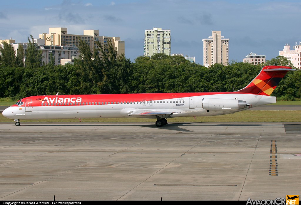N836RA - McDonnell Douglas MD-83 (DC-9-83) - Avianca Colombia